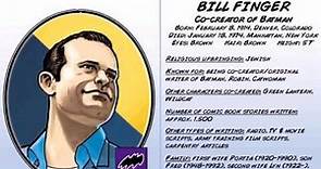 A Brief History of Bill Finger