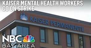 Kaiser Mental Health Workers on Strike in Northern California, Central Valley