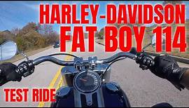 2020 Harley Davidson Fat Boy 114 Test Ride