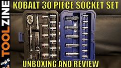 Kobalt Tools - Kobalt Tool Set 30 Piece Unboxing and Review