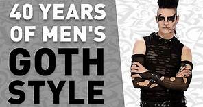 40 Years of Men's Goth Style (in under 5 minutes)