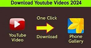 How To Download YouTube Videos On Android or iOS Without App? 2024 || How To Download YouTube Video