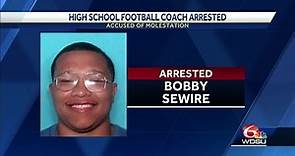 high school football coach arrested