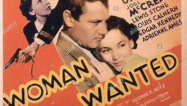 Woman Wanted 1935 with Joel McCrea, Maureen O'Sullivan, Lewis Stone and Louis Calhern
