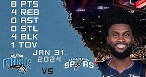 Jonathan Isaac player Full Highlights vs SPURS NBA Regular season game 31-01-2024