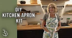 Make your own kitchen apron: Easy DIY tutorial