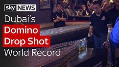 Dubai Breaks Domino Drop Shot World Record