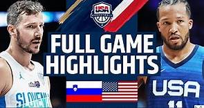 斯洛維尼亞🇸🇮 vs 美國🇺🇸 全場精華｜2023 FIBA 世界盃熱身賽