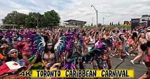 4k Toronto Caribbean Carnival Festival Parade | August 05, 2023