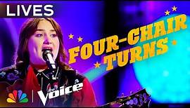 The Best Four-Chair Turns from Season 24 | The Voice | NBC
