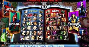 Ultimate Marvel vs. Capcom 3 All Characters [PS4]