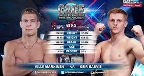 CAGE 58: Mankinen vs Harvie (Complete MMA Fight)
