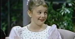 BABY DREW BARRYMORE ON THE TONIGHT SHOW - 1984