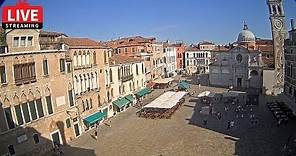 🔴 Venezia Italia Live Webcam - Campo Santa Maria Formosa Venice - Stream from Ruzzini Palace Hotel
