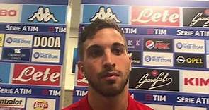 Napoli-Benevento 6-0, Vittorio Parigini in mixed-zone (17-09-2017)