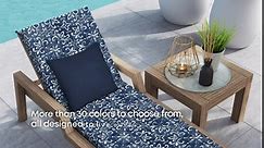 Honeycomb Indoor/Outdoor Textured Solid Birch Tan Loveseat Bench Cushion: Rounded Corners, Recycled Fiberfill, Weather Resistant, Comfortable and Stylish Patio Cushion: 42" W x 18.5" D x 2.5" T