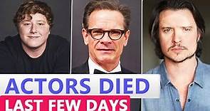 21 Famous Actors Who Died Recently in Last Few Days