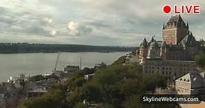 【LIVE】 Live Cam Fairmont Le Château Frontenac - Quebec City | SkylineWebcams