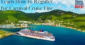 Learn how to Register for Carnival Cruise Line for Travel Agents