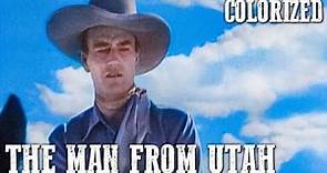 The Man from Utah | COLORIZED | John Wayne Western | Classic Cowboy Movie