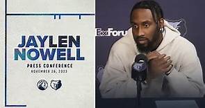 Jaylen Nowell Press Conference | Grizzlies vs. Timberwolves