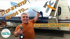 Replace RV Awning Fabric