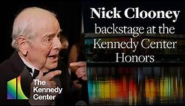Nick Clooney backstage at the 45th Kennedy Center Honors