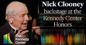 Nick Clooney backstage at the 45th Kennedy Center Honors