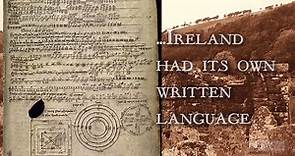 Ogham - ancient style of Irish writing