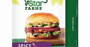 MorningStar Farms Spicy Black Bean Veggie Burgers, 9.5 oz, 4 Count (Frozen)