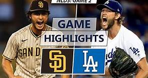 San Diego Padres vs. Los Angeles Dodgers Highlights | NLDS Game 2