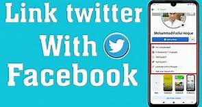 how to link twitter to Facebook 2021 | how to connect twitter account with Facebook | F HQOUE |