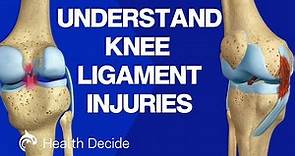 Understand Knee Ligament Injuries (ACL, PCL, MCL, LCL) - 3D animation