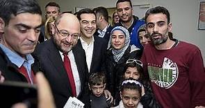 Martin Schulz constata la política de reubicación de refugiados desde Grecia
