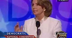 Rep. Nancy Pelosi's (D-CA) DNC Speech