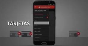 App Santander Río - Tarjetas