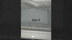 How to build freezer frost ❄️ Freezer ice build up’ Powdery ice 🤤