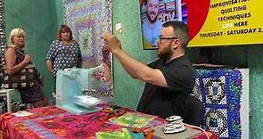 Nicholas Ball demo at The Festival of Quilts 2022