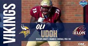 2019 NFL Draft 193rd pick - Elon's Oli Udoh