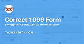 How to Correct a 1099 Form for the 2020 Tax Year? | TaxBandits
