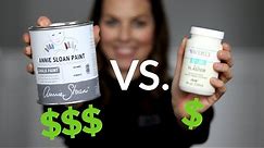 Annie Sloan Chalk Paint vs. Waverly Chalk | Premium vs. Walmart Bargain Chalk Paint