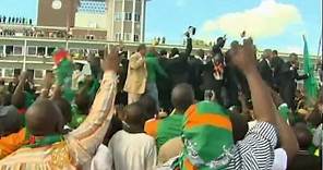 Hero's welcome for Zambia's champions