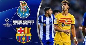 Porto vs. Barcelona: Extended Highlights | UCL Group Stage MD 2 | CBS Sports Golazo