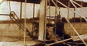 Video of Orville Wright: flight of the first military airplane, 1909