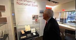 Hugh McColl, Jr. visits the Bank of America Heritage Center