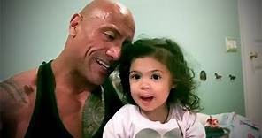 Dwayne Johnson Sings You're Welcome For His 2 Year Old Daughter