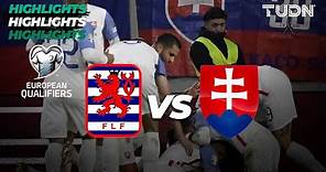 Luxemburgo vs Eslovaquia - HIGHLIGHTS | UEFA Qualifiers 2023 | TUDN
