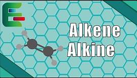 Alkene & Alkine benennen | chemische IUPAC Nomenklatur | Kohlenwasserstoffe mit Mehrfachbindungen