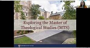 Harvard Divinity Admissions: Exploring the Master of Theological Studies (MTS)
