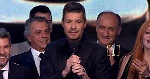 Marcelo Tinelli imitó a Mirtha Legrand durante su discurso como ganador